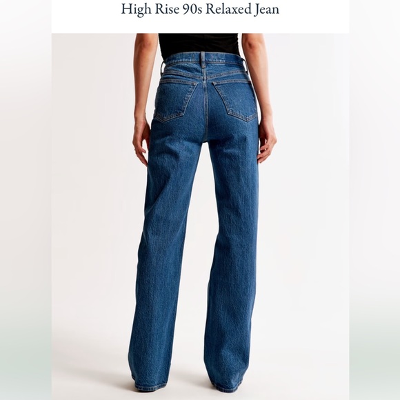 Abercrombie & Fitch High Rise 90s Relaxed Jean - Picture 4 of 12